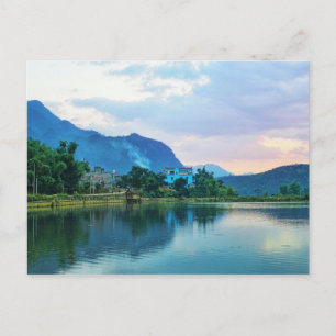 Das blaue Haus Postkarte