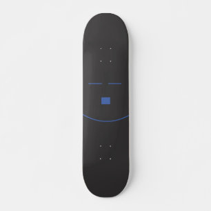 Das blaue Lächeln Skateboard