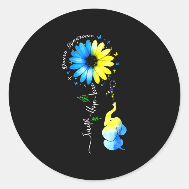 Das Blaue Liebe-Bewusstsein Runder Aufkleber (Vorderseite)