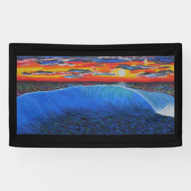 Das blaue Monster Banner (Horizontal)