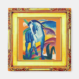 Das Blaue Pferd von Franz Marc Magnet