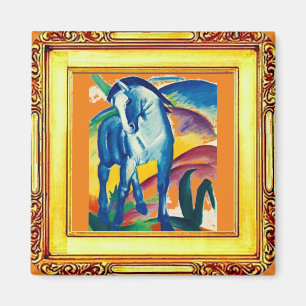 Das Blaue Pferd von Franz Marc Magnet