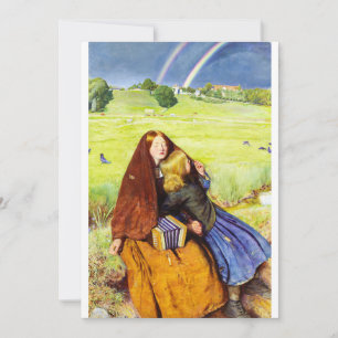 Das blinde Mädchen von John Everett Millais Einladung