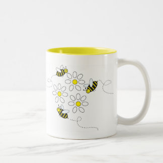 Das Blumen-Summen Zweifarbige Tasse