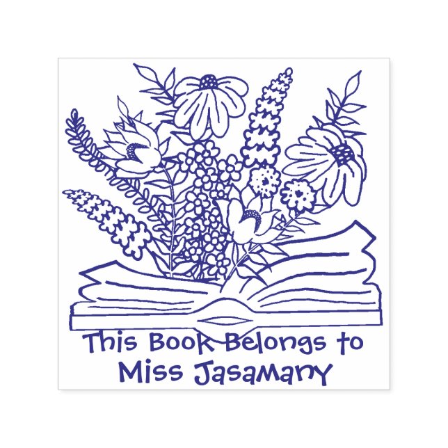 Das Blumenbuch gehört den individuellen Anforderun Permastempel (Design)