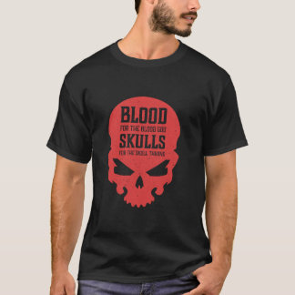 Das Blut des bösen Schädels für den Blutgottsdumon T-Shirt