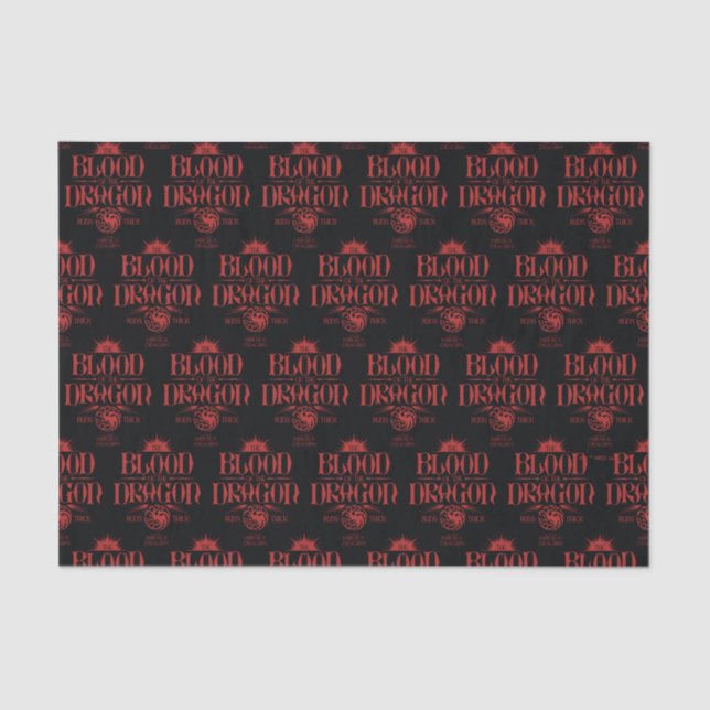 Das Blut des Drachen spielt dick Seidenpapier (Vorderseite)