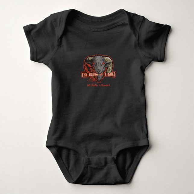 Das Blut einer Ziege wird die Teufelsziege schlage Baby Strampler (Vorderseite)