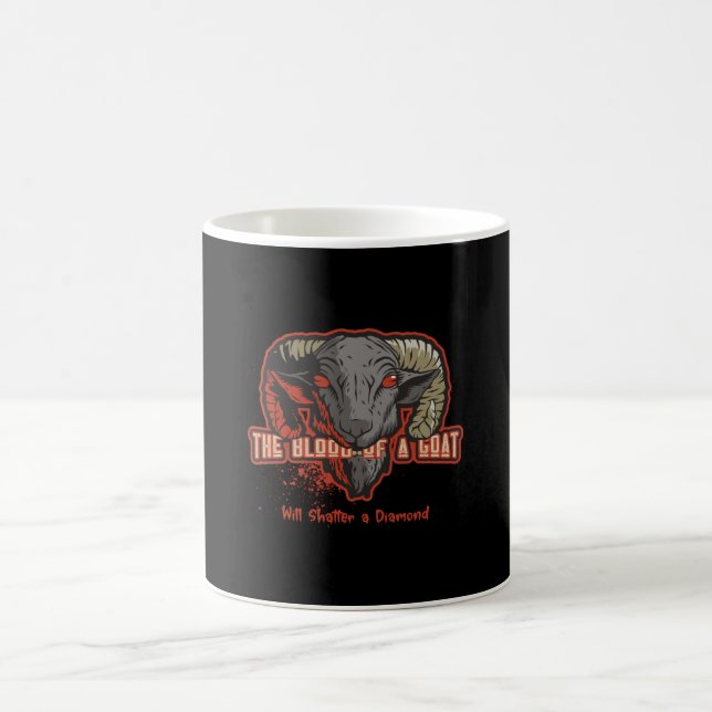 Das Blut einer Ziege wird die Teufelsziege schlage Kaffeetasse (Mittel)