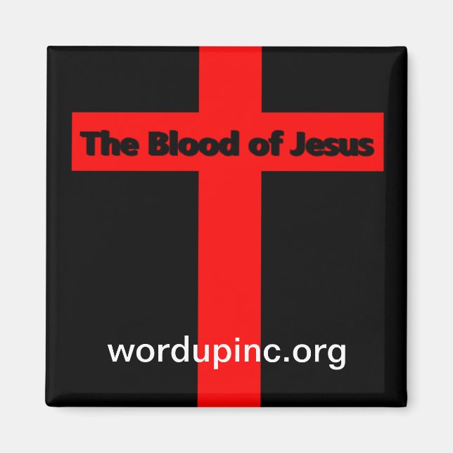 Das Blut Jesu Magnets Magnet (Vorne)