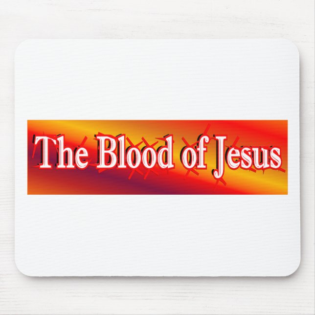 Das Blut Jesu Mousepad (Vorne)
