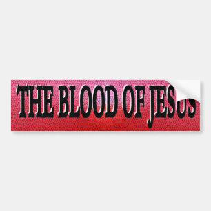 Das Blut von Jesus-Autoaufkleber Autoaufkleber