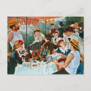 Das Boaters' Lunch von Pierre-Auguste Renoir Postkarte