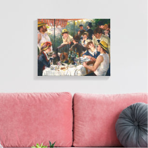 Das Boating Party-Mahl Renoir Leinwanddruck