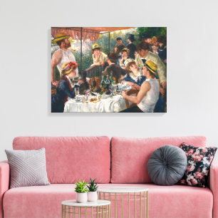 Das Boating Party-Mahl Renoir Leinwanddruck