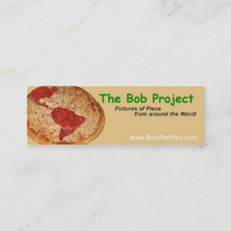 Das Bob-Projekt Mini Visitenkarte
