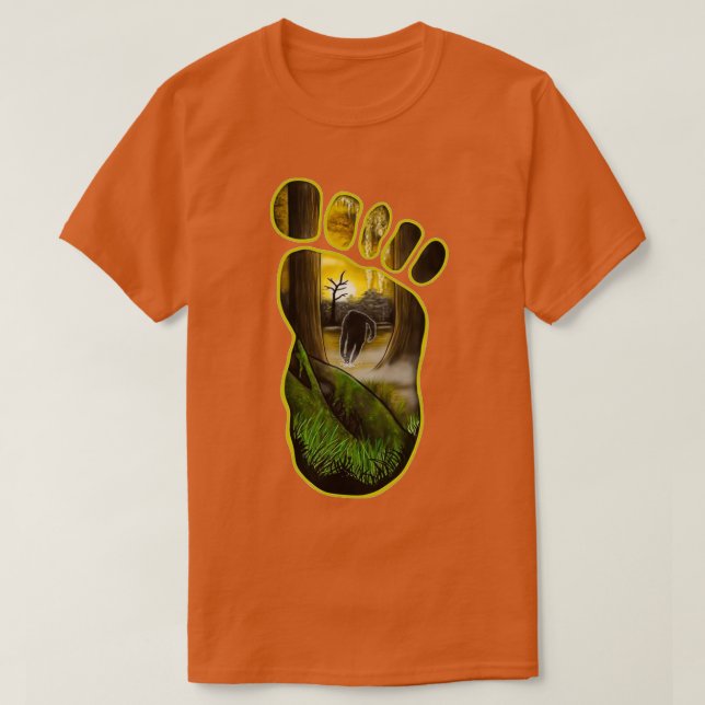 Das Boggy Creek Monster T-Shirt (Design vorne)