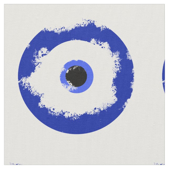 Das böse Auge Stoff (Nahaufnahme)