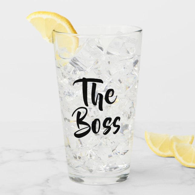 DAS BOSS GLAS (Vorderseite Ice)