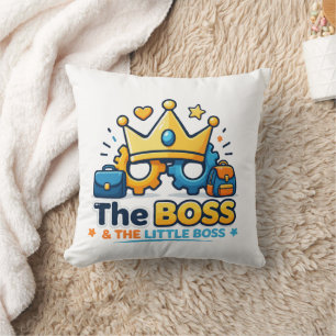 Das Boss und der kleine Boss Matching-Set Kissen
