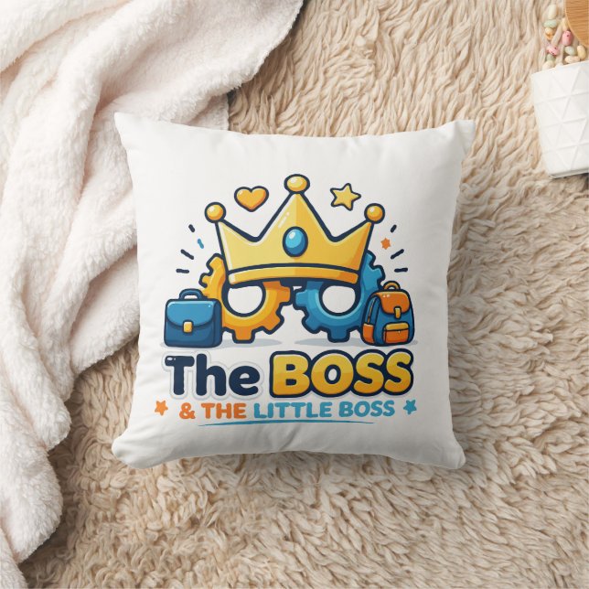 Das Boss und der kleine Boss Matching-Set Kissen (Decke)
