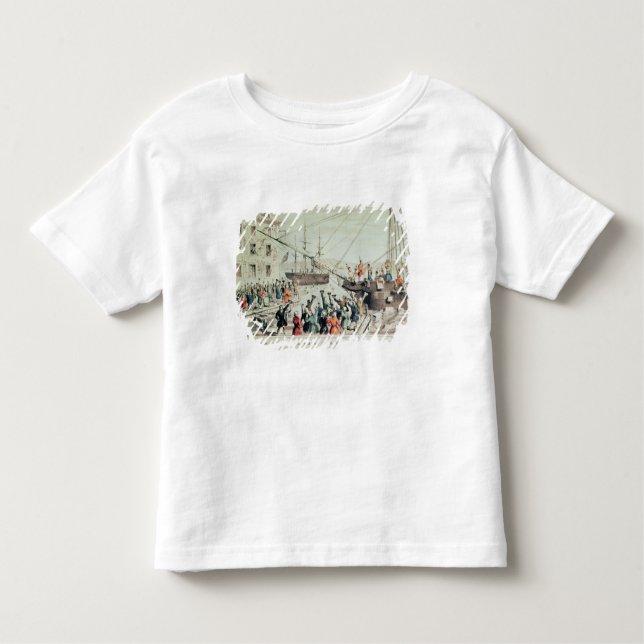 Das Boston-Tee-Party, 1846 Kleinkind T-shirt (Vorderseite)