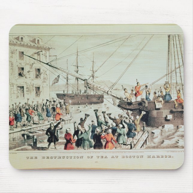 Das Boston-Tee-Party, 1846 Mousepad (Vorne)