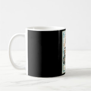 Das Boston-Terrier-Mutter-Skelett-Geschenk Soky-Sa Kaffeetasse
