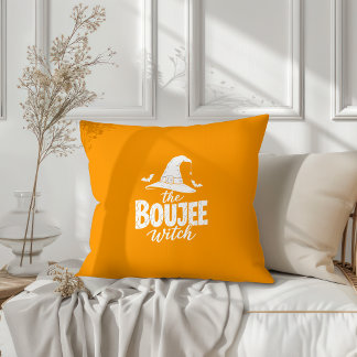 Das Boujee-Hexen-Matching-Halloween-Design Kissen
