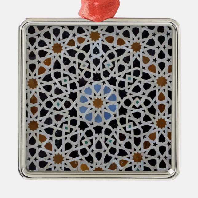 Das Bounania Medersa, Fez Marokko Ornament Aus Metall (Vorne)