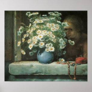 Das Bouquet von Daisies Fine Art Print Poster