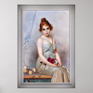Das Bouquet von Vittorio Matteo Corcos Poster