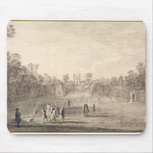 Das Bowling Green bei Claremont, 1738 (Stich) Mousepad