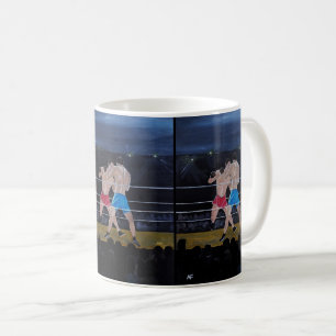 Das Boxer Gemälde von Alfred Fox Kaffeetasse