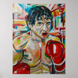 Das Boxer-Gemälde von Alfred Fox Poster