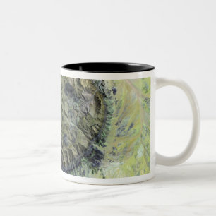 Das Brandberg Gebirgsmassiv in Nordnamibia Zweifarbige Tasse