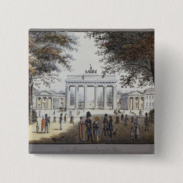 Das Brandenburger Tor, Berlin Button (Vorderseite)