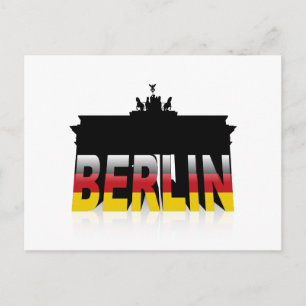 Das Brandenburger Tor in Berlin (Deutschland) Postkarte