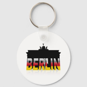 Das Brandenburger Tor in Berlin (Deutschland) Schlüsselanhänger