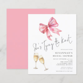 Das Brautparty der Knot-Pink-Kuh-Politik