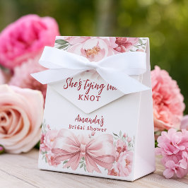 Das Brautparty der Rosa Blütenböden binden Geschenkschachtel