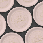 Das Brautparty der Saison Taupe Pappteller<br><div class="desc">"Diese Jahreszeit zum Feiern ist eine schicke Winter-Brautparty-Papiertafel mit einem Header,  der "'Dies ist die Jahreszeit zu feiern" in einer stilvollen Schrift Typografie in goldener Farbe auf einem blassrosa Hintergrund. Wenn Sie ein Stück,  das nicht in der Sammlung ist,  lass mir bitte wissen (Maria)... Ich bin gerne zu helfen.</div>
