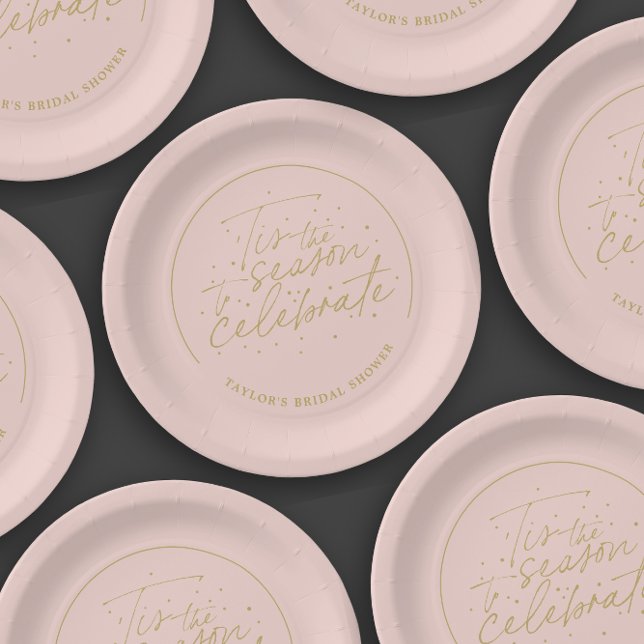 Das Brautparty der Saison Taupe Pappteller (Von Creator hochgeladen)