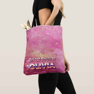 Das Brautparty mit stilvollen Tasche verändern