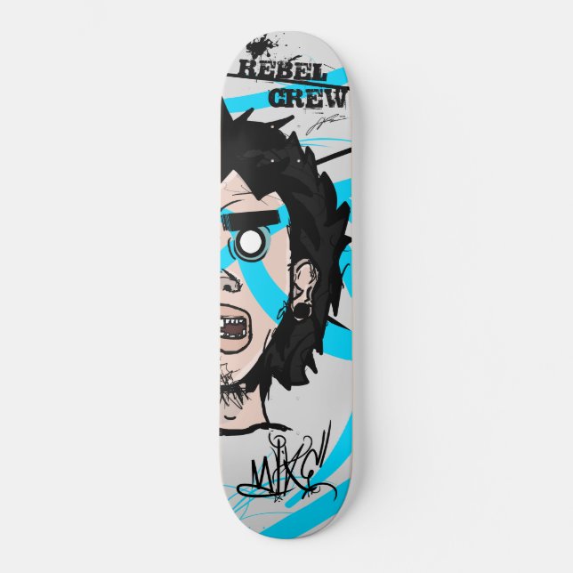 Das Brett der Mike Skateboard (Vorderseite)