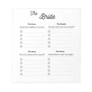 Das Bridge Notepad Notizblock