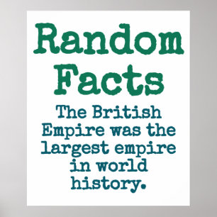 Das britische Empire war das größte Reich - Trivia Poster