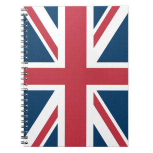 Das britische Flaggen-Notizbuch Union Jack Notizblock