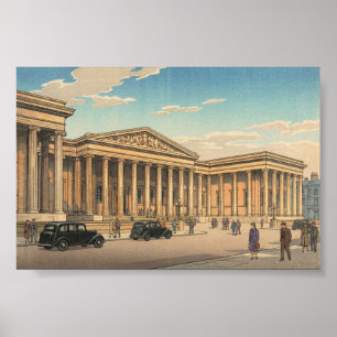 Das Britische Museum Japanischer Holzschnitt Poster
