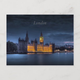 Das britische Parlament in London Postcard Postkarte